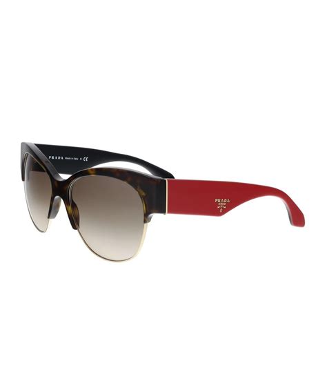 Prada PR 11RS 2AU3D0 Sunglasses in Tortoiseshell